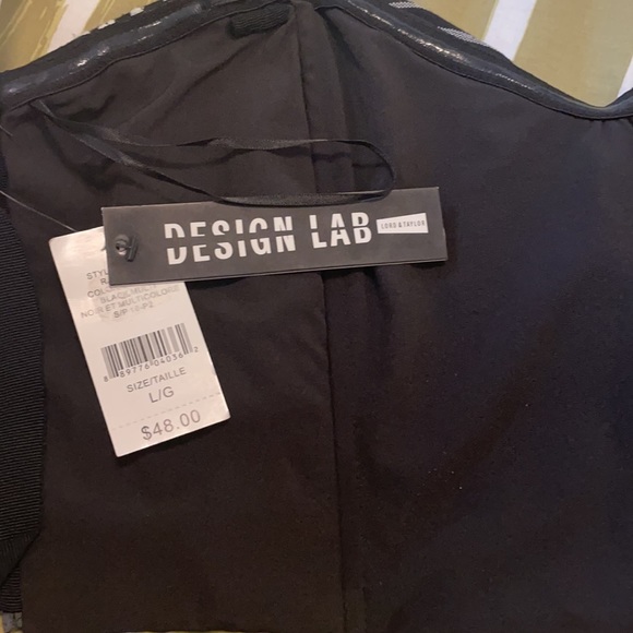 NWT Design Lab Patterned Bandeau Top - Picture 5 of 5